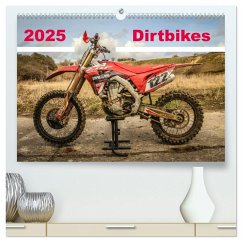 Dirtbikes 2025 (hochwertiger Premium Wandkalender 2025 DIN A2 quer), Kunstdruck in Hochglanz