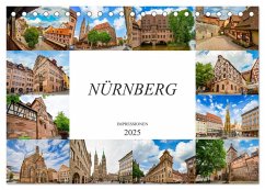 Nürnberg Impressionen (Tischkalender 2025 DIN A5 quer), CALVENDO Monatskalender