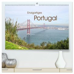 Einzigartiges Portugal (hochwertiger Premium Wandkalender 2025 DIN A2 quer), Kunstdruck in Hochglanz