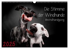 Die Stimme der Windhunde (Wandkalender 2025 DIN A3 quer), CALVENDO Monatskalender