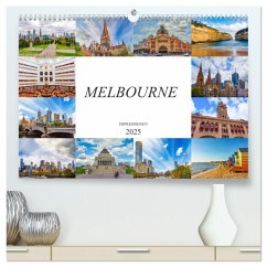 Melbourne Impressionen (hochwertiger Premium Wandkalender 2025 DIN A2 quer), Kunstdruck in Hochglanz