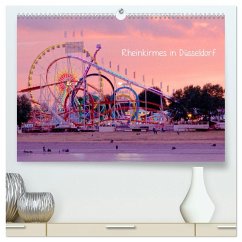 Rheinkirmes in Düsseldorf (hochwertiger Premium Wandkalender 2025 DIN A2 quer), Kunstdruck in Hochglanz