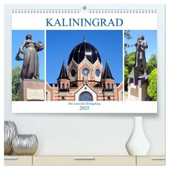 Kaliningrad - Das russische Königsberg (hochwertiger Premium Wandkalender 2025 DIN A2 quer), Kunstdruck in Hochglanz - Calvendo;Löwis of Menar, Henning von