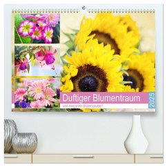 Duftiger Blumentraum und eleganter Blütenzauber! (hochwertiger Premium Wandkalender 2025 DIN A2 quer), Kunstdruck in Hochglanz