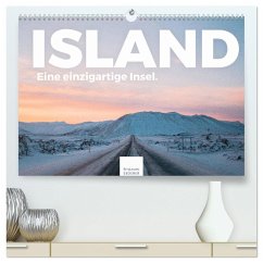 Island - Ein einzigartige Insel. (hochwertiger Premium Wandkalender 2025 DIN A2 quer), Kunstdruck in Hochglanz