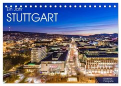 Ein Jahr STUTTGART (Tischkalender 2025 DIN A5 quer), CALVENDO Monatskalender