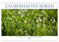 Zauberhaftes Bokeh - Glitzernde Welt winziger Wassertropfen (Tischkalender 2025 DIN A5 quer), CALVENDO Monatskalender - Calvendo;Jäger, Anette/Thomas