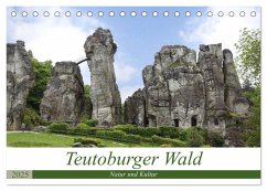 Teutoburger Wald - Natur und Kultur (Tischkalender 2025 DIN A5 quer), CALVENDO Monatskalender - Calvendo;Becker, Thomas