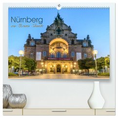 Nürnberg zur Blauen Stunde (hochwertiger Premium Wandkalender 2025 DIN A2 quer), Kunstdruck in Hochglanz - Calvendo;Nürnberg, Fiorelino