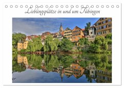 Lieblingsplätze in und um Tübingen (Tischkalender 2025 DIN A5 quer), CALVENDO Monatskalender - Calvendo;Maas, Christoph