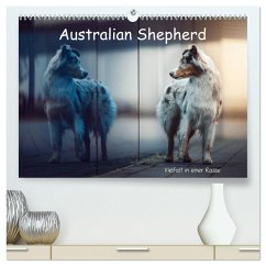 Australian Shepherd - Vielfalt in einer Rasse (hochwertiger Premium Wandkalender 2025 DIN A2 quer), Kunstdruck in Hochglanz - Calvendo;Wobith Photography, Sabrina