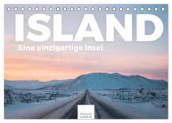 Island - Ein einzigartige Insel. (Tischkalender 2025 DIN A5 quer), CALVENDO Monatskalender - Calvendo;Lederer, Benjamin