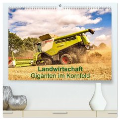 Landwirtschaft - Giganten im Kornfeld (hochwertiger Premium Wandkalender 2025 DIN A2 quer), Kunstdruck in Hochglanz