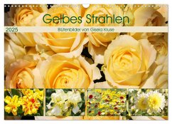 Gelbes Strahlen Blütenbilder (Wandkalender 2025 DIN A3 quer), CALVENDO Monatskalender