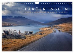 Färöer Inseln - Raue Landschaften im Atlantik (Wandkalender 2025 DIN A4 quer), CALVENDO Monatskalender
