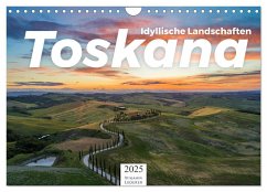 Toskana - idyllische Landschaft (Wandkalender 2025 DIN A4 quer), CALVENDO Monatskalender - Calvendo;Lederer, Benjamin