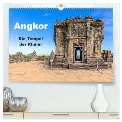 Angkor - Die Tempel der Khmer (hochwertiger Premium Wandkalender 2025 DIN A2 quer), Kunstdruck in Hochglanz