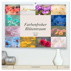 Farbenfroher Blütentraum (hochwertiger Premium Wandkalender 2025 DIN A2 quer), Kunstdruck in Hochglanz - Calvendo;Adam, Ulrike