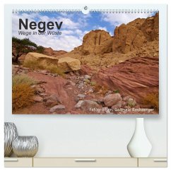 NEGEV Wege in der Wüste (hochwertiger Premium Wandkalender 2025 DIN A2 quer), Kunstdruck in Hochglanz - Calvendo;Rechberger, Gabriele