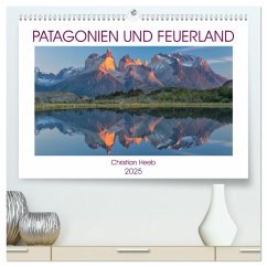 Patagonien und Feuerland (hochwertiger Premium Wandkalender 2025 DIN A2 quer), Kunstdruck in Hochglanz - Calvendo;Heeb, Christian