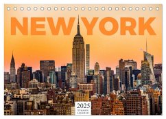 New York - Eine Weltstadt (Tischkalender 2025 DIN A5 quer), CALVENDO Monatskalender