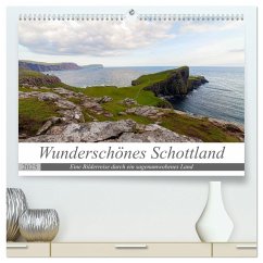 Wunderschönes Schottland - Bilderreise durch ein sagenumwobenes Land (hochwertiger Premium Wandkalender 2025 DIN A2 quer), Kunstdruck in Hochglanz