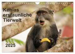 Kenias erstaunliche Tierwelt (Wandkalender 2025 DIN A4 quer), CALVENDO Monatskalender