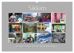 Sikkim - vergessene Perle im Himalaya (Wandkalender 2025 DIN A2 quer), CALVENDO Monatskalender