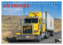 US-Trucks - Auf Achse in Amerika (Tischkalender 2025 DIN A5 quer), CALVENDO Monatskalender
