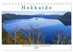 Hokkaido - Die nördlichste Insel Japans in Herbststimmung (Tischkalender 2025 DIN A5 quer), CALVENDO Monatskalender - Calvendo;Nogal, Piotr