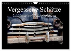 Vergessene Schätze - Oldtimer auf Schrottplätzen (Wandkalender 2025 DIN A4 quer), CALVENDO Monatskalender