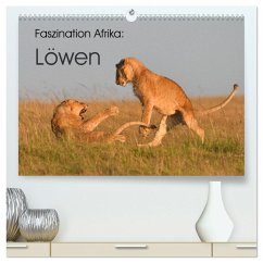 Faszination Afrika: Löwen (hochwertiger Premium Wandkalender 2025 DIN A2 quer), Kunstdruck in Hochglanz - Calvendo;Weiß, Elmar