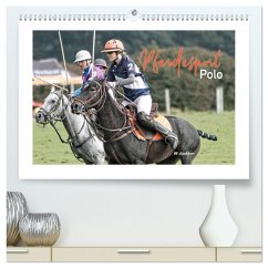 Pferdesport Polo (hochwertiger Premium Wandkalender 2025 DIN A2 quer), Kunstdruck in Hochglanz - Calvendo;Landsherr, Uli