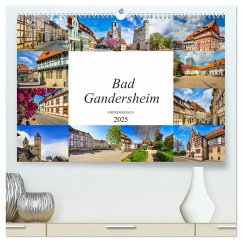 Bad Gandersheim Impressionen (hochwertiger Premium Wandkalender 2025 DIN A2 quer), Kunstdruck in Hochglanz