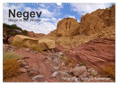 NEGEV Wege in der Wüste (Wandkalender 2025 DIN A3 quer), CALVENDO Monatskalender - Calvendo;Rechberger, Gabriele