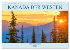 Kanada der Westen (Tischkalender 2025 DIN A5 quer), CALVENDO Monatskalender