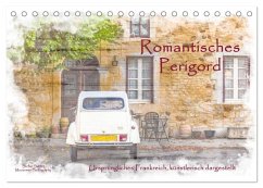 Romantisches Périgord (Tischkalender 2025 DIN A5 quer), CALVENDO Monatskalender - Calvendo;Sattler, Stefan