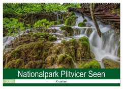Nationalpark Plitvicer Seen (Wandkalender 2025 DIN A2 quer), CALVENDO Monatskalender