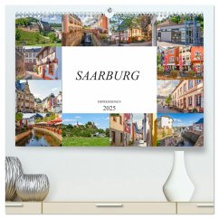 Saarburg Impressionen (hochwertiger Premium Wandkalender 2025 DIN A2 quer), Kunstdruck in Hochglanz - Calvendo;Meutzner, Dirk