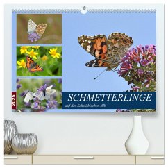 Schmetterlinge auf der Schwäbischen Alb (hochwertiger Premium Wandkalender 2025 DIN A2 quer), Kunstdruck in Hochglanz - Calvendo;Gugigei