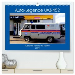 Auto-Legende UAZ-452 - Russlands Brotlaib auf Rädern (hochwertiger Premium Wandkalender 2025 DIN A2 quer), Kunstdruck in Hochglanz - Calvendo;Löwis of Menar, Henning von