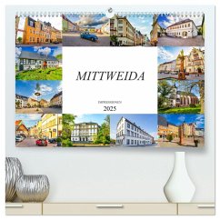 Mittweida Impressionen (hochwertiger Premium Wandkalender 2025 DIN A2 quer), Kunstdruck in Hochglanz