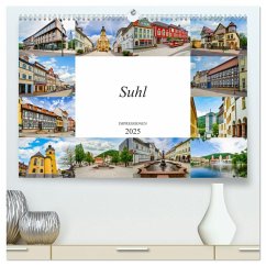 Suhl Impressionen (hochwertiger Premium Wandkalender 2025 DIN A2 quer), Kunstdruck in Hochglanz