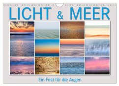 LICHT & MEER (Wandkalender 2025 DIN A4 quer), CALVENDO Monatskalender