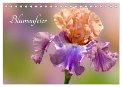 Blumenfeier (Tischkalender 2025 DIN A5 quer), CALVENDO Monatskalender - Calvendo;Livingvisions