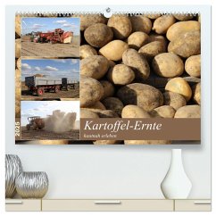 Kartoffel-Ernte - hautnah erleben (hochwertiger Premium Wandkalender 2025 DIN A2 quer), Kunstdruck in Hochglanz - Calvendo;Schnellewelten