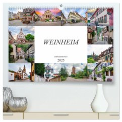 Weinheim Impressionen (hochwertiger Premium Wandkalender 2025 DIN A2 quer), Kunstdruck in Hochglanz - Calvendo;Meutzner, Dirk