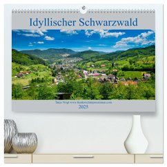 Idyllischer Schwarzwald (hochwertiger Premium Wandkalender 2025 DIN A2 quer), Kunstdruck in Hochglanz