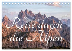 Bergpixel´s Reise durch die Alpen (Tischkalender 2025 DIN A5 quer), CALVENDO Monatskalender