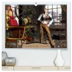 Steampunk Träume (hochwertiger Premium Wandkalender 2025 DIN A2 quer), Kunstdruck in Hochglanz